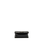 CHANEL SMALL BOY BAG CALFSKIN BLACK RUTHENIUM HARDWARE (MICROCHIP)