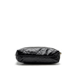 CHANEL SMALL 22 BAG CALFSKIN BLACK GHW