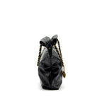 CHANEL SMALL 22 BAG CALFSKIN BLACK GHW
