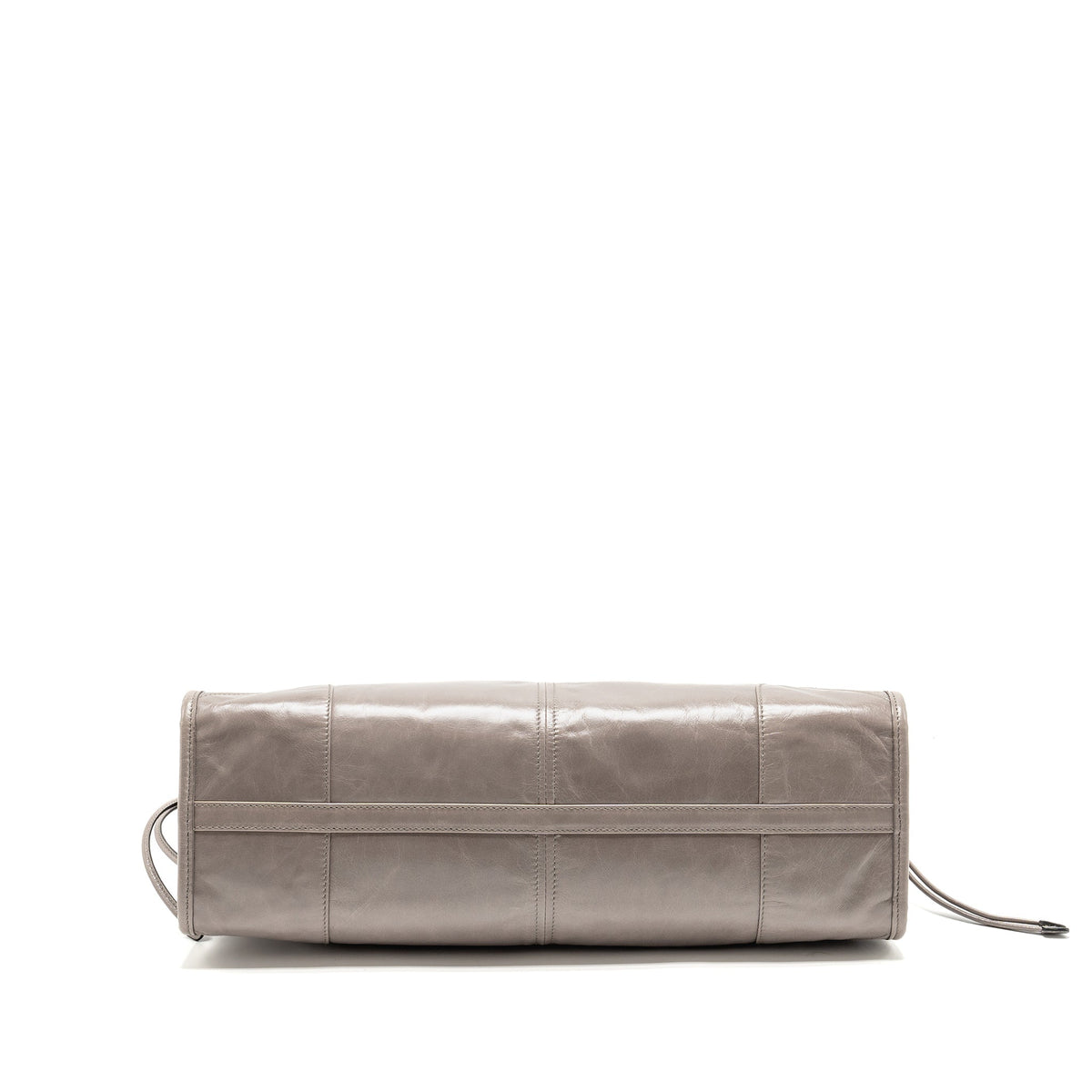 PRADA BONNIE LARGE HANDBAG CALFSKIN GREY GHW