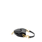 DIOR MEDIUM SADDLE BAG CALFSKIN BLACK GHW