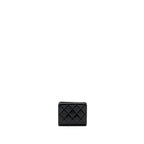 CHANEL 24C 31 CARD HOLDER SHINY CALFSKIN BLACK LGHW (MICROCHIP)