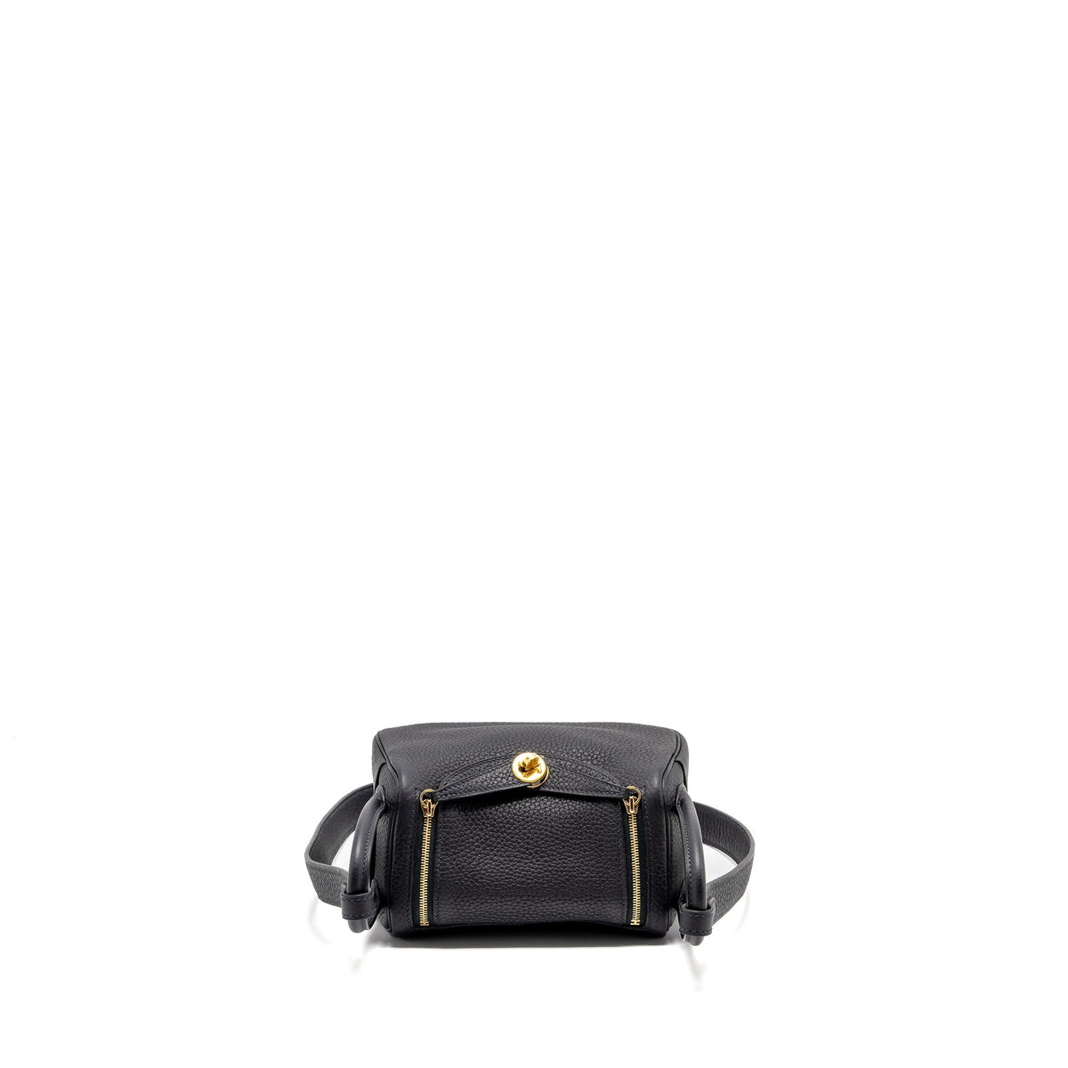 Hermes Mini Lindy Clemence Caban GHW