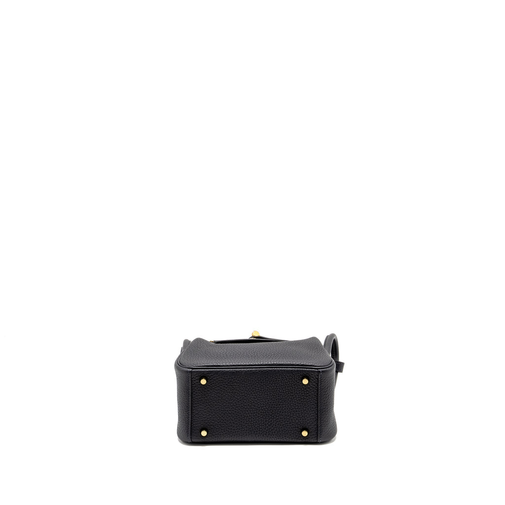 Hermes Mini Lindy Clemence Caban GHW