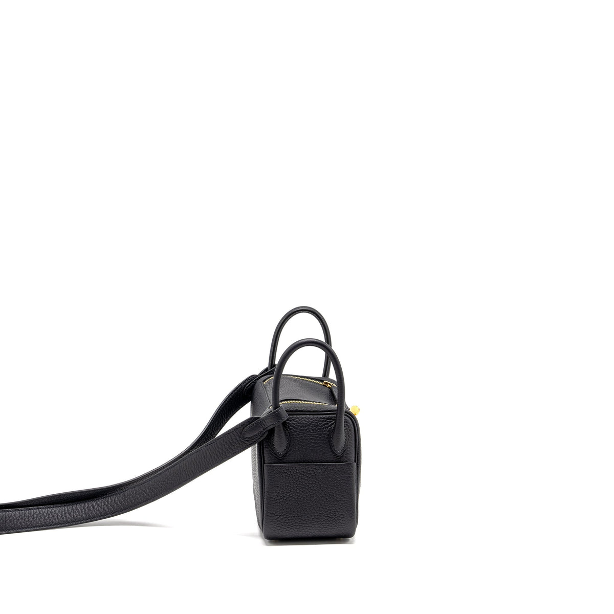 Hermes Mini Lindy Clemence Caban GHW