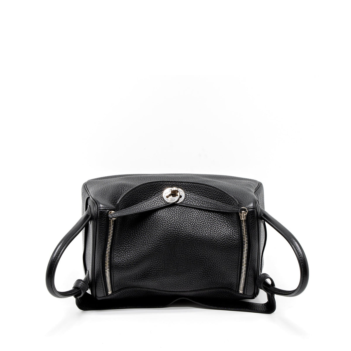 Hermes Lindy 30 Clemence Black SHW