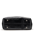 LOUIS VUITTON CARRYALL VIBE MM LAMBSKIN/MONOGRAM CANVAS BLACK SHW
