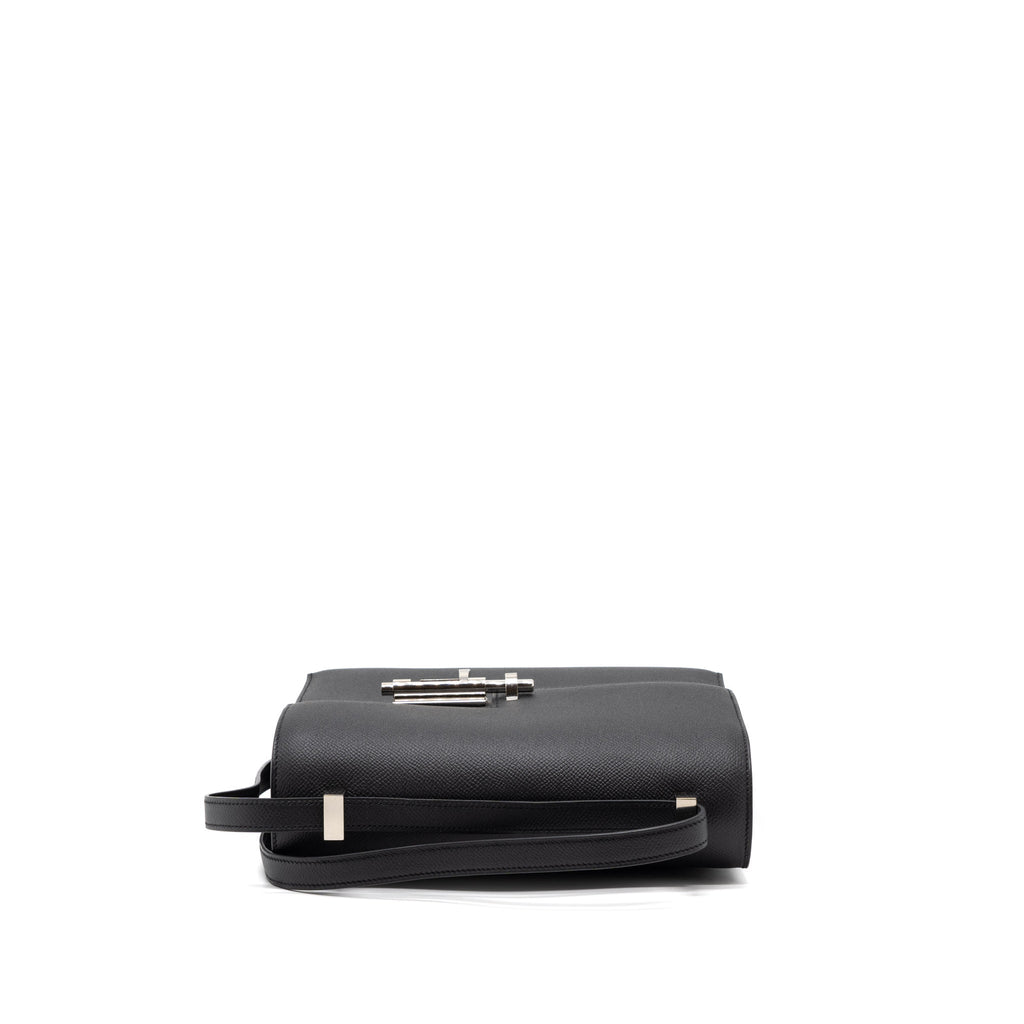 Hermes Verrou 21 Bag Epsom Black SHW