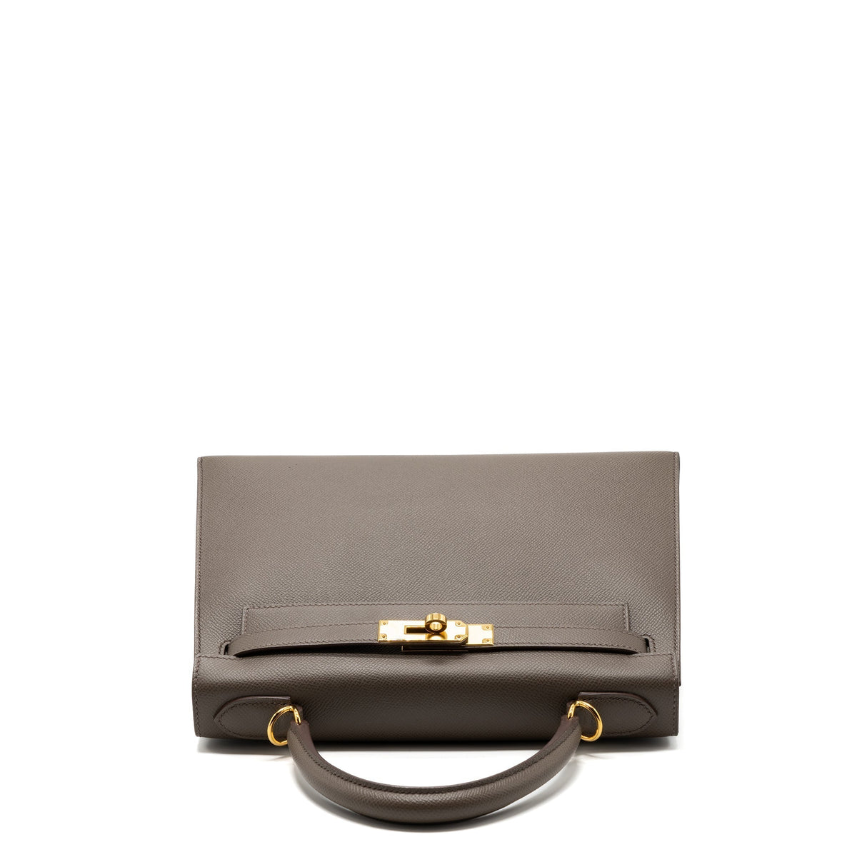 Hermes kelly28 sellier epsom gris etain GHW