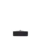HERMES MINI KELLY II SPECIAL ORDER EPSOM BLACK/LIME SHW