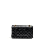 CHANEL MEDIUM CLASSIC DOUBLE FLAP BAG CAVIAR BLACK GHW (MICROCHIP)
