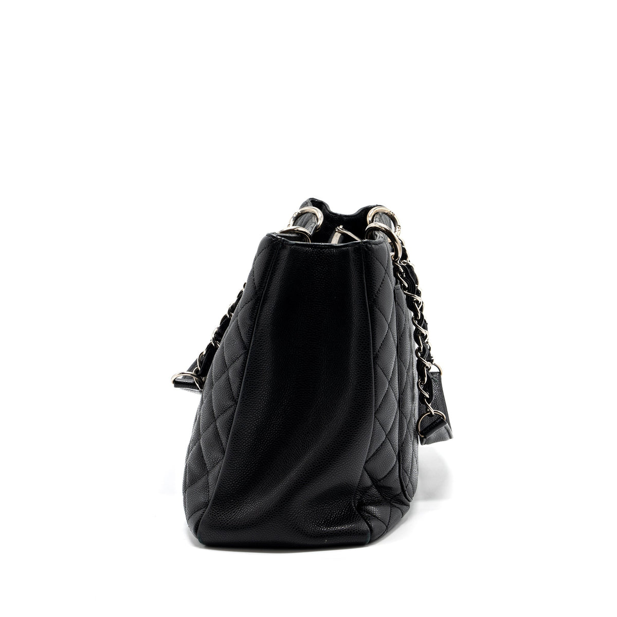 CHANEL GRAND SHOPPING TOTE XL CAVIAR BLACK SHW