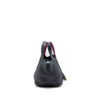 Hermes Picotin 18 lock Bag Clemence Blue Nuit / Rose Pourpre SHW