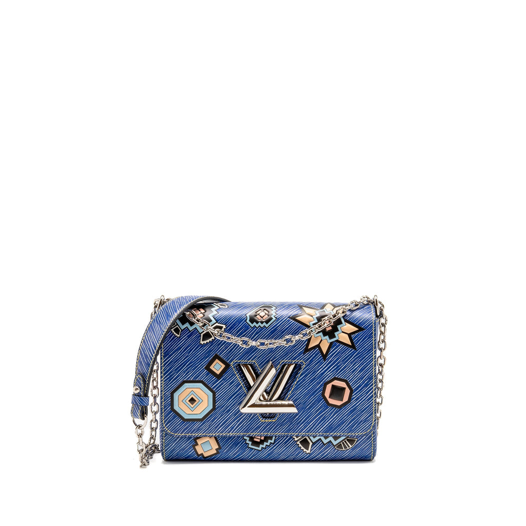 Louis Vuitton Denim Azteque Twist MM EPI Leather Blue / Multicolour SHW