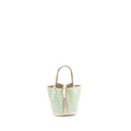 Hermes lucky daisy micro Picotin Swift Nata-vert-Blanc SHW