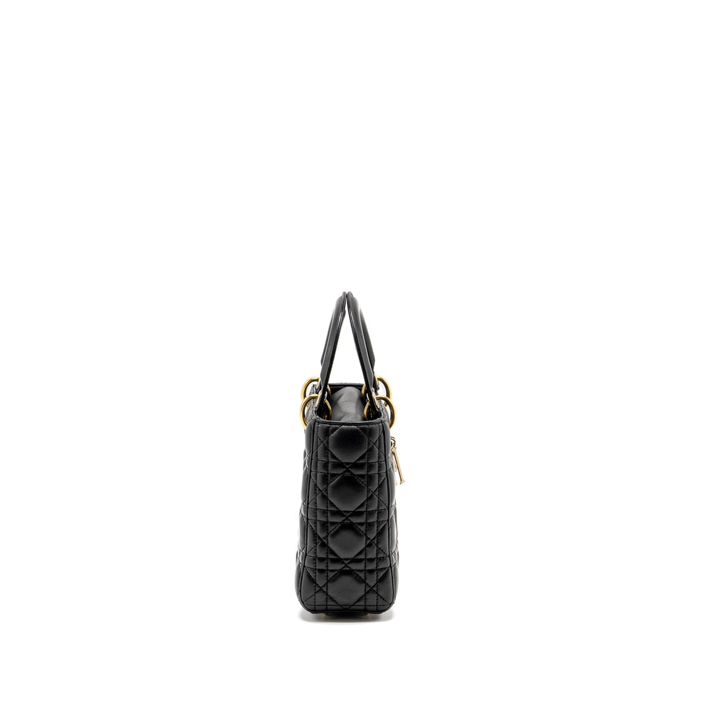 DIOR MY ABC SMALL LADY DIOR LAMBSKIN BLACK GHW
