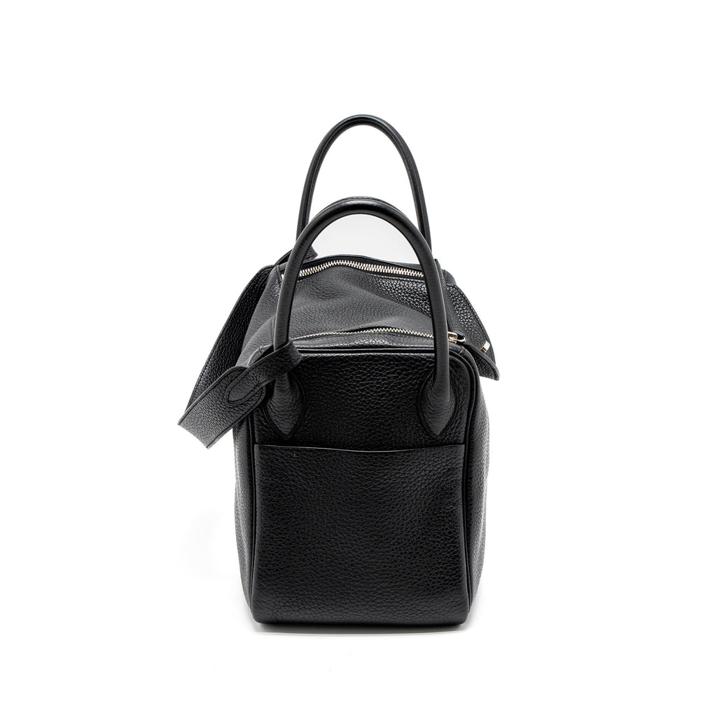 Hermes Lindy 30 Clemence Black SHW