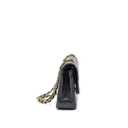 CHANEL MEDIUM CLASSIC DOUBLE FLAP BAG CAVIAR BLACK GHW