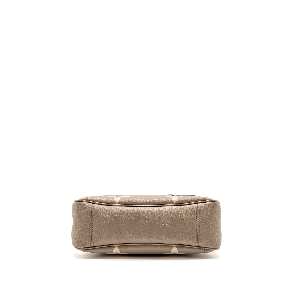 Louis Vuitton Trianon PM Monogram Empreinte Leather Tourterelle/Creme GHW