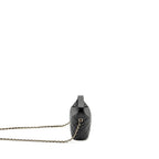 CHANEL 25C QUILTED HOBO BAG CAVIAR BLACK LGHW (MICROCHIP)