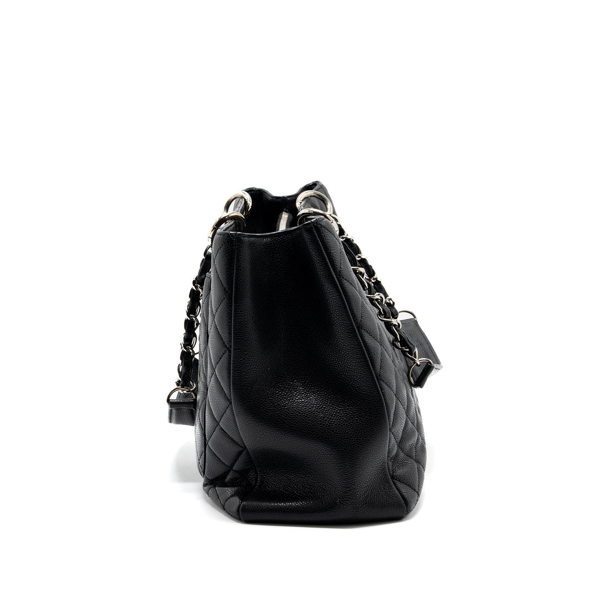 CHANEL GRAND SHOPPING TOTE XL CAVIAR BLACK SHW
