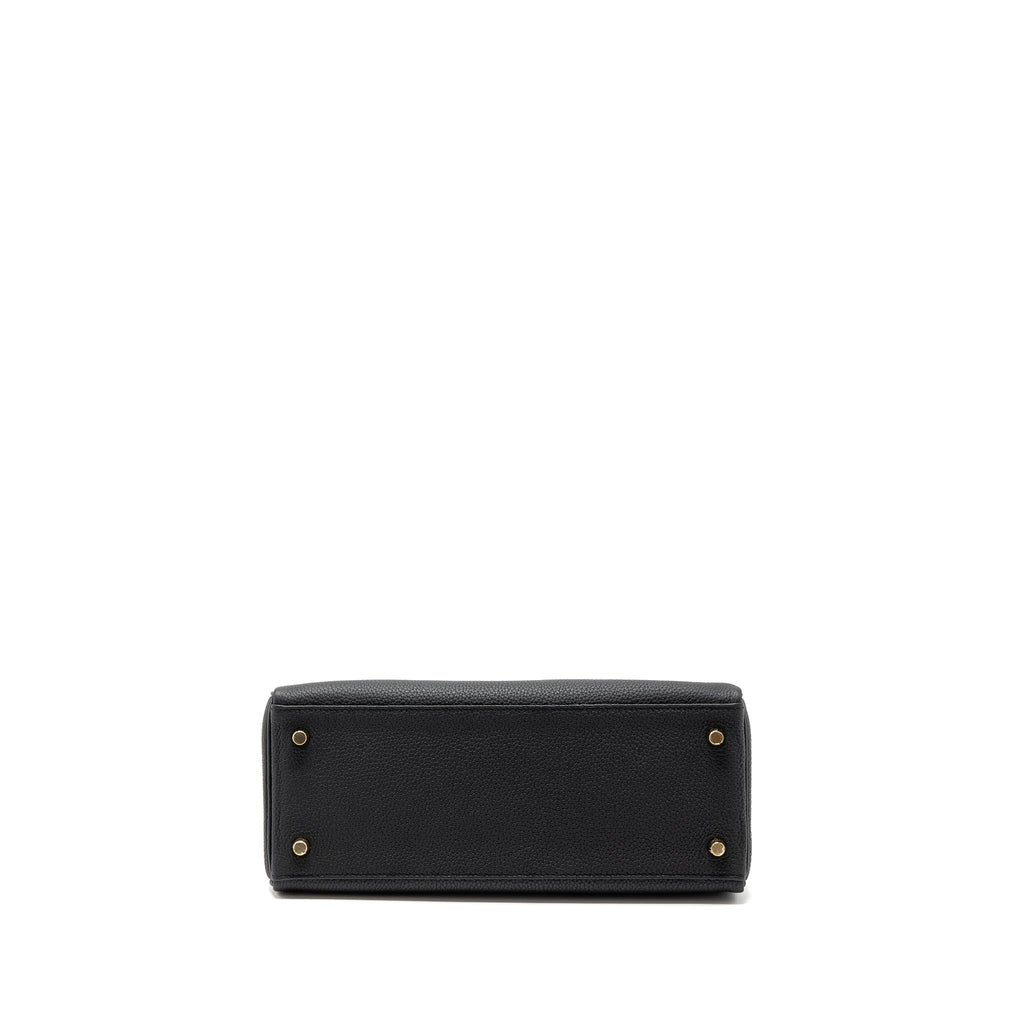 Hermes Kelly 28 Togo Black GHW