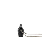 CHANEL 25C QUILTED HOBO BAG CAVIAR BLACK GHW (MICROCHIP)