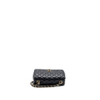 CHANEL MINI RECTANGULAR FLAP BAG LAMBSKIN BLACK LGHW