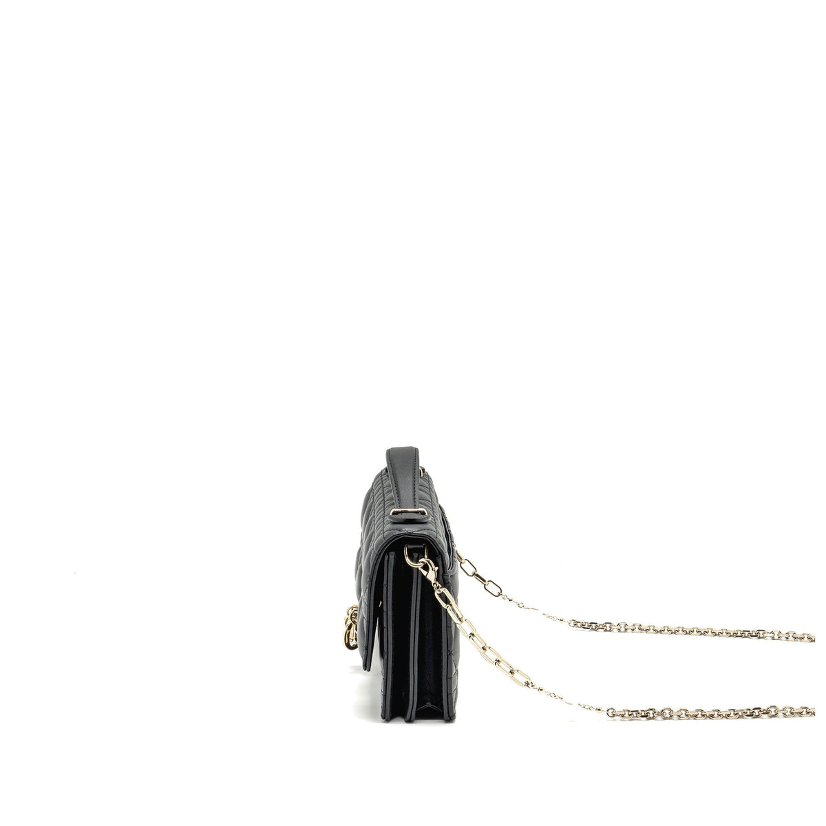 DIOR MY DIOR MINI BAG CANNAGE LAMBSKIN BLACK LGHW