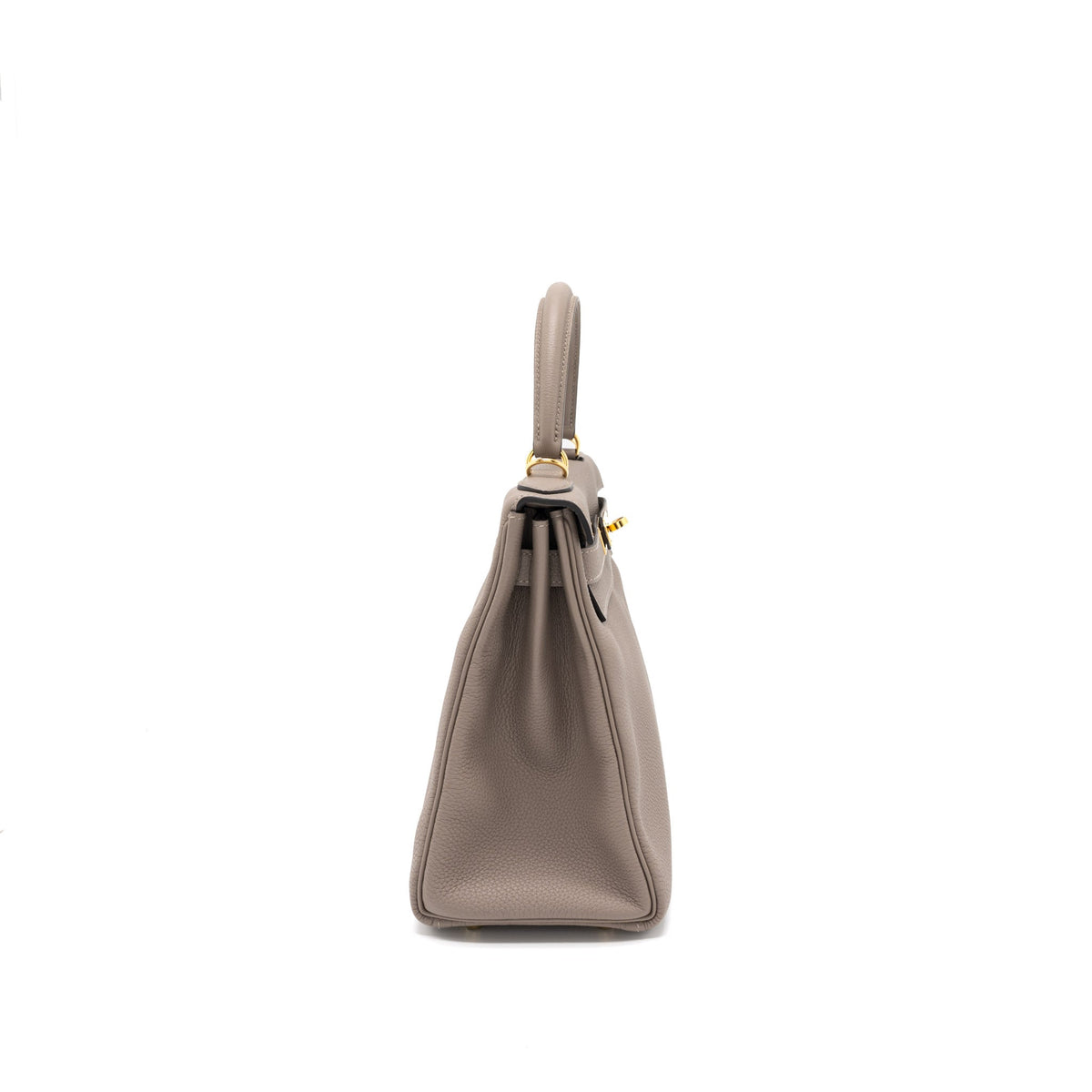 HERMES KELLY 28 TOGO M8 GRIS ASPHALTE GHW