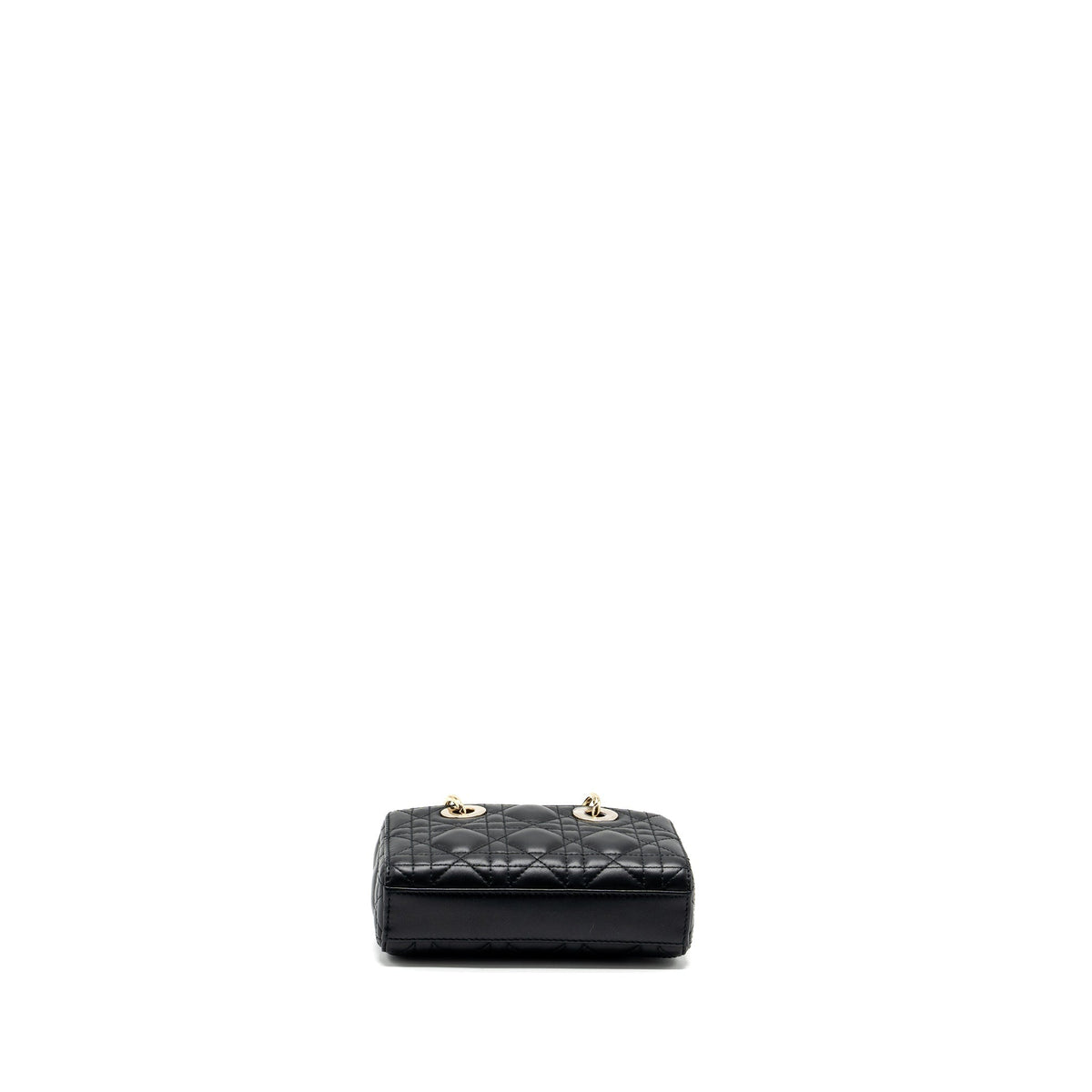 DIOR LADY D-JOY MICRO BAG LAMBSKIN BLACK LGHW