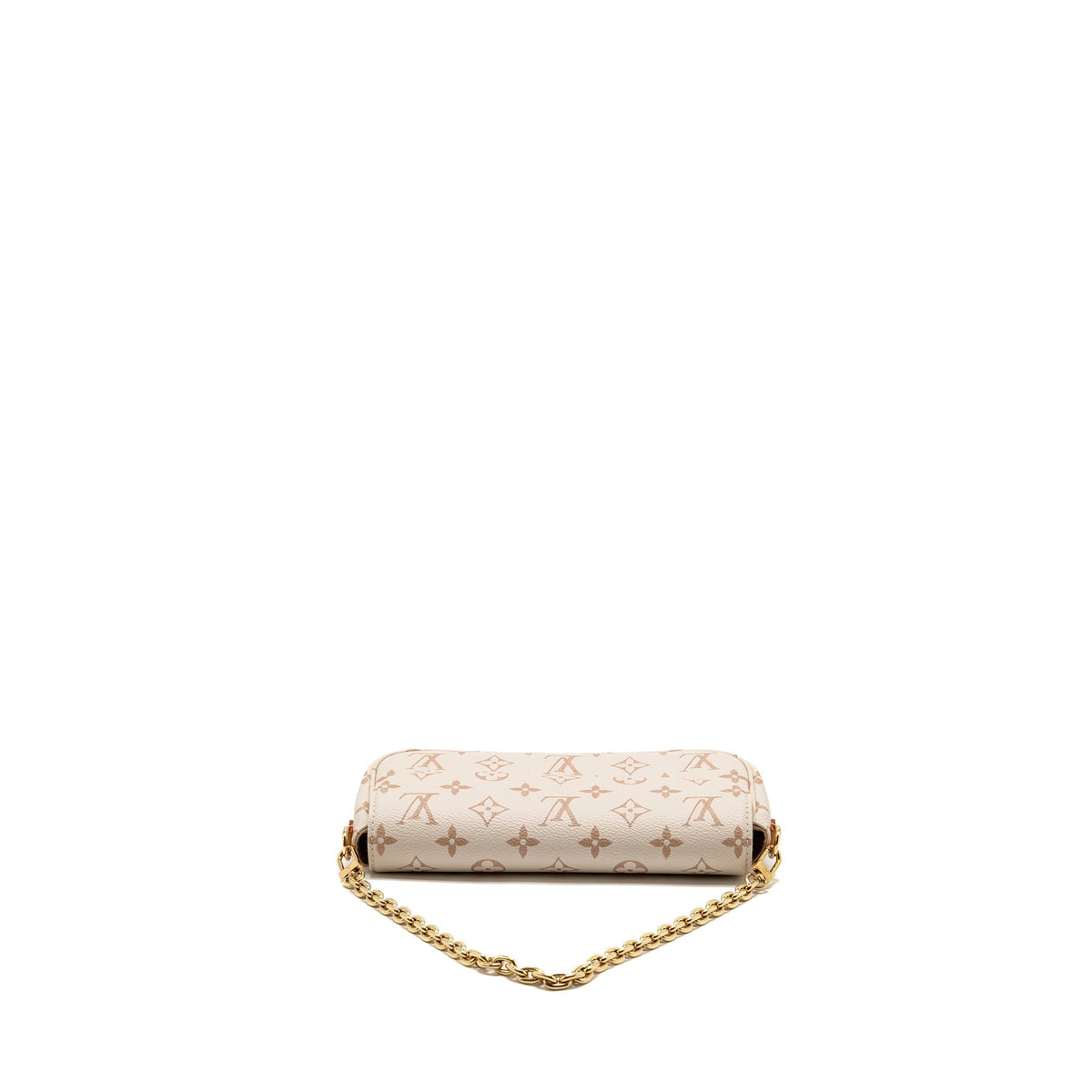 Louis Vuitton Wallet on Chain Ivy Monogram Dune Canvas White Beige GHW