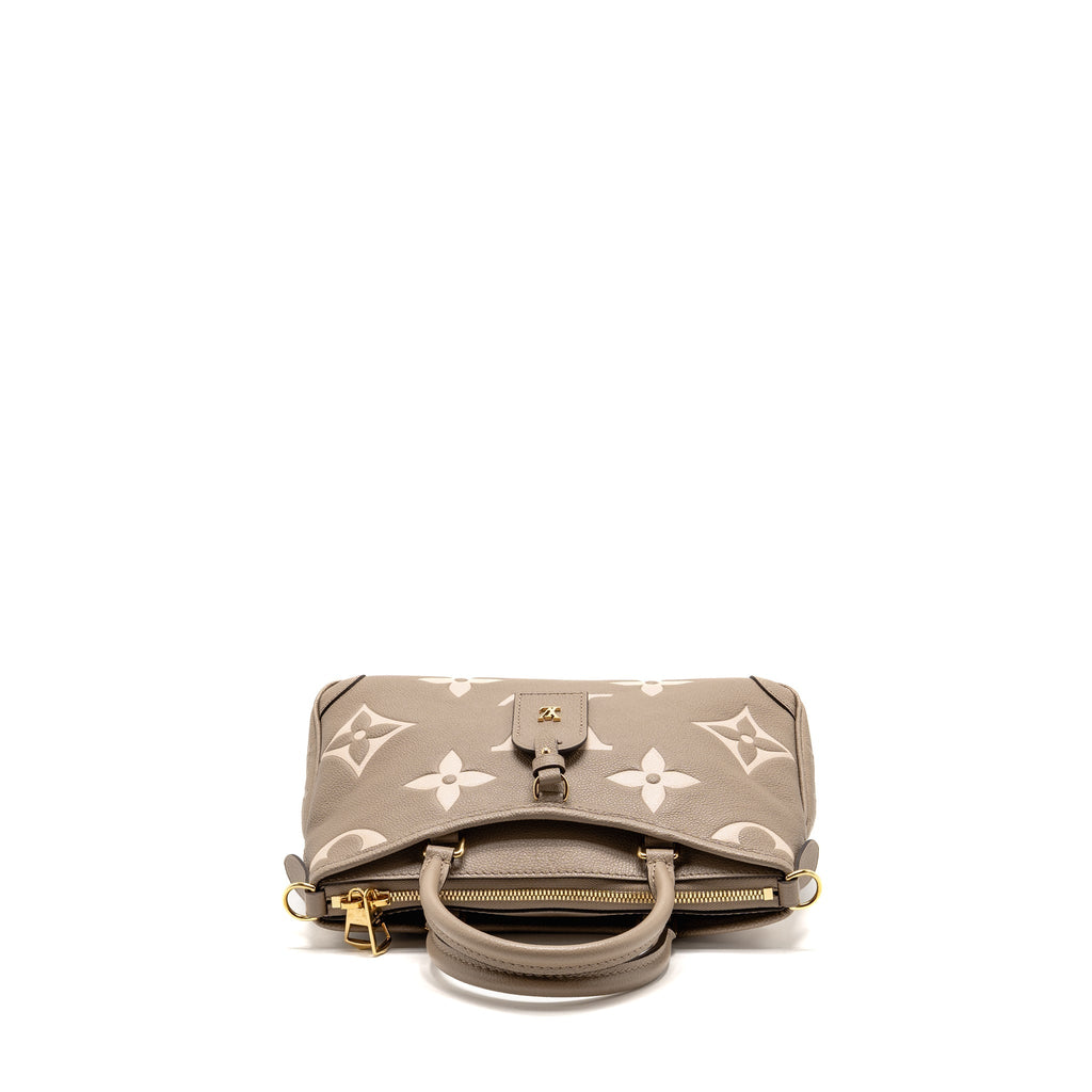 Louis Vuitton Trianon PM Monogram Empreinte Leather Tourterelle/Creme GHW