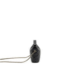 CHANEL 25C QUILTED HOBO BAG CAVIAR BLACK GHW (MICROCHIP)