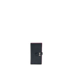 Hermes Bearn Long Wallet Epsom Blue Indigo/Rose Pourpre SHW