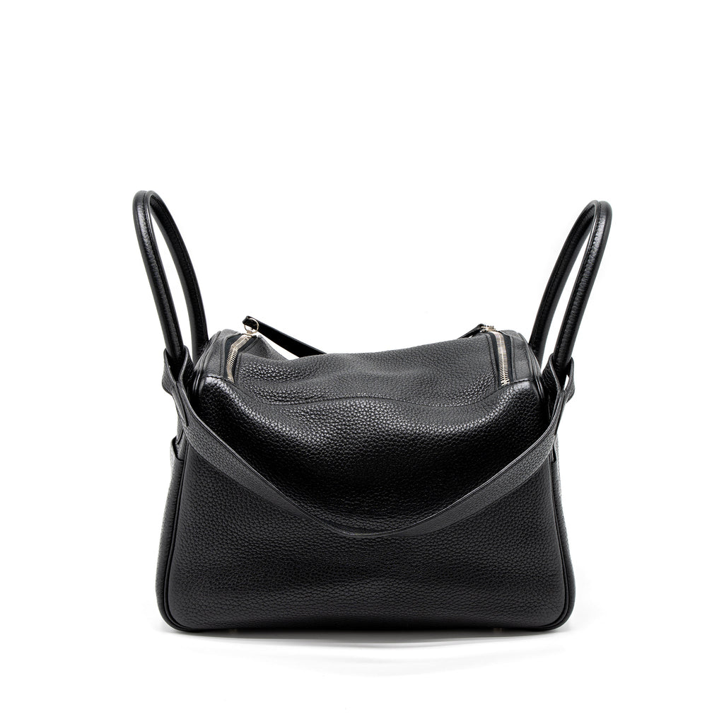 Hermes Lindy 30 Clemence Black SHW