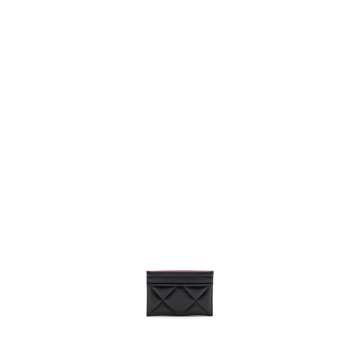 CHANEL 19 CARDHOLDER LAMBSKIN BLACK GHW