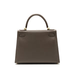 Hermes kelly28 sellier epsom gris etain GHW