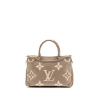 Louis Vuitton Trianon PM Monogram Empreinte Leather Tourterelle/Creme GHW
