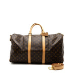 LOUIS VUITTON KEEPALL BANDOULIRE 50 MONOGRAM CANVAS GHW