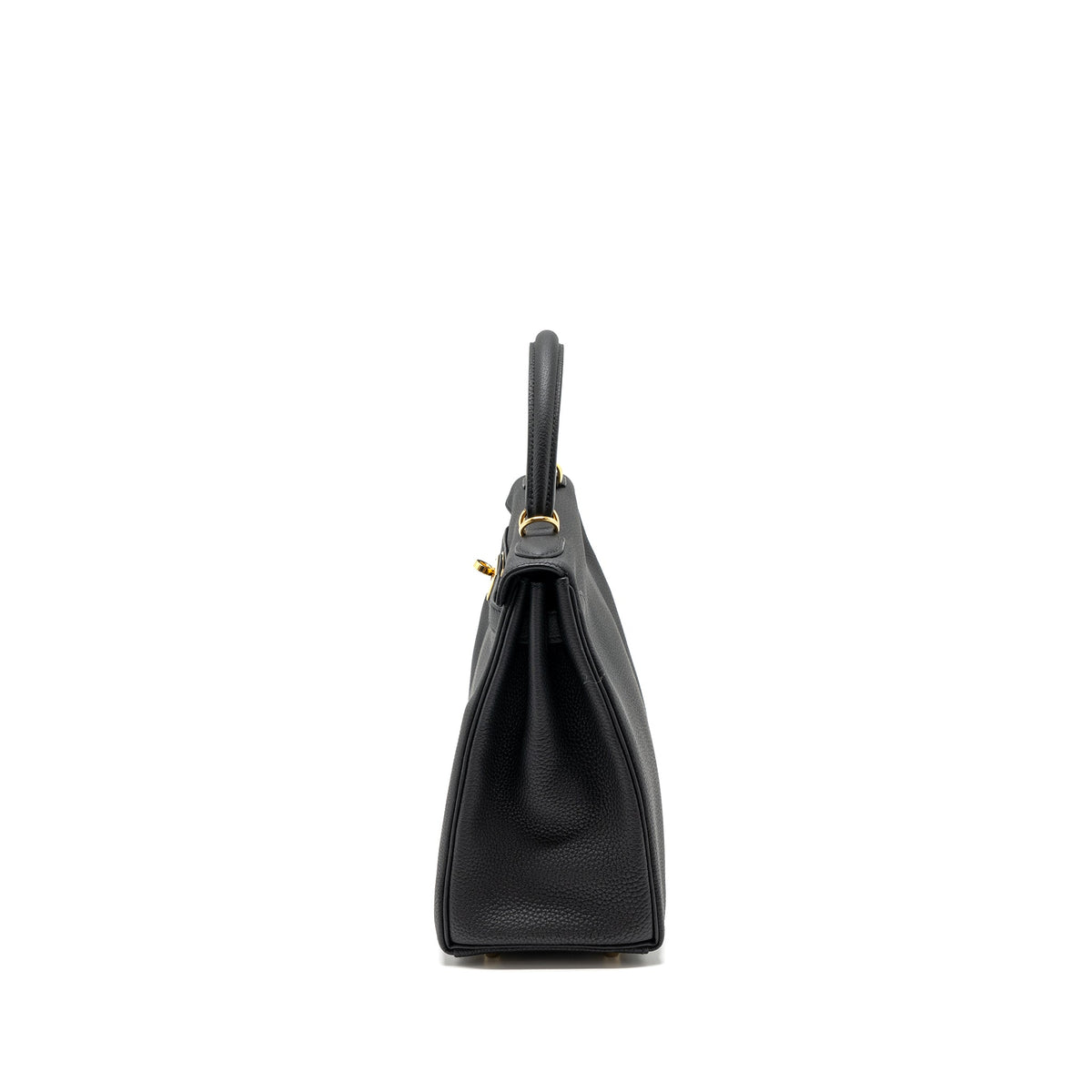 Hermes Kelly 28 Togo Black GHW