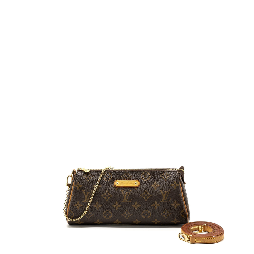 LOUIS VUITTON EVA POCHETTE MONOGRAM CANVAS GHW