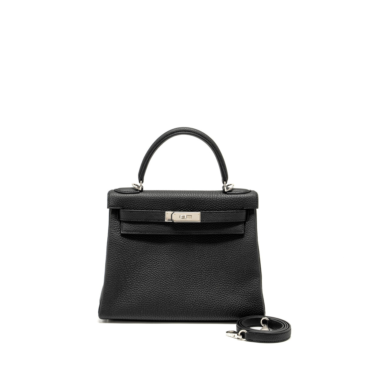 HERMES KELLY 28 TOGO BLACK SHW