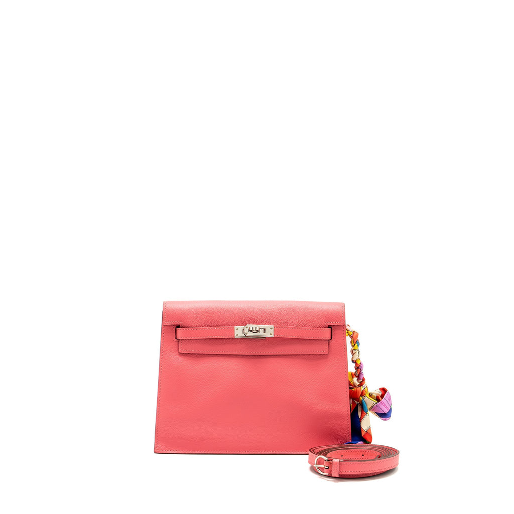 Hermes Kelly Danse Evercolor 8W Rose Azalee SHW