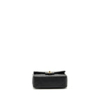 CHANEL TOP HANDLE MINI RECTANGULAR FLAP BAG CAVIAR BLACK GHW