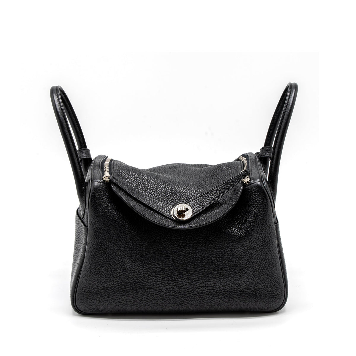 Hermes Lindy 30 Clemence Black SHW