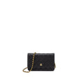 CHANEL CLASSIC WALLET ON CHAIN CAVIAR BLACK GHW (MICROCHIP)