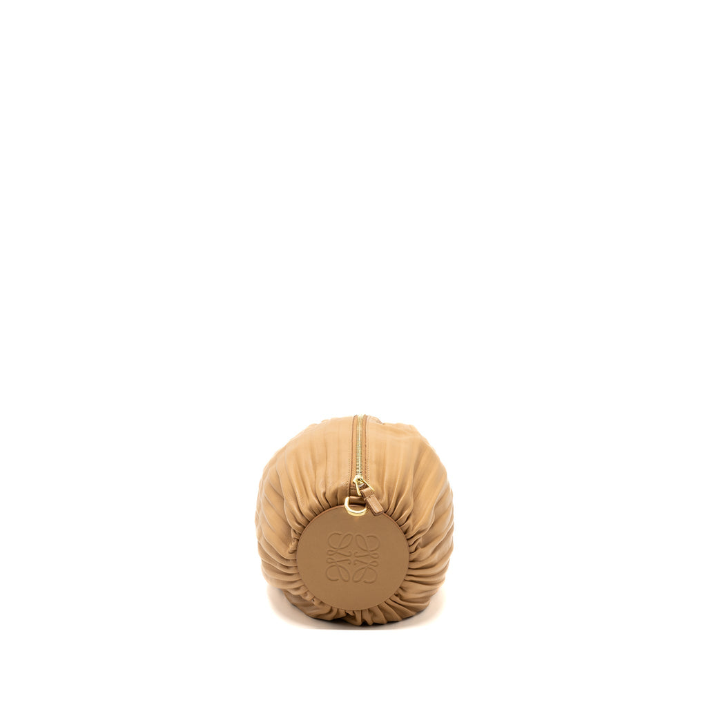 LOEWE BRACELET POUCH NAPPA LAMBSKIN BEIGE GHW