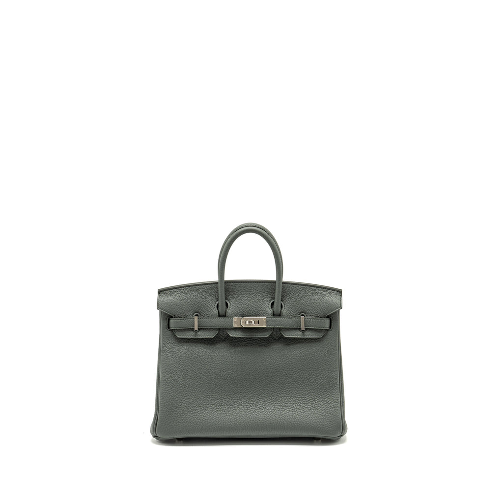 Hermes Birkin 25 Togo Vert Amande SHW