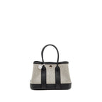 Hermes Neo Garden Party 23 Negonda / Canvas Ecru / Black SHW